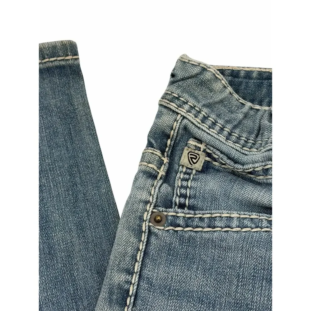 Rock & Roll Denim Revolver Boys Jeans 18R Slim Fit Medium Wash Stretch Western‎